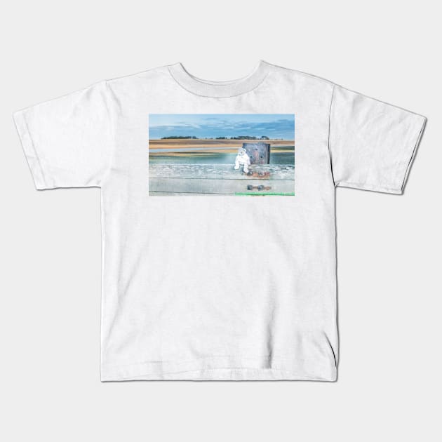 JoJo Bear at Wells water colour Kids T-Shirt by bywhacky